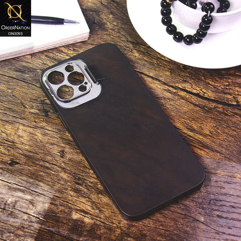 iPhone 12 Pro Max Cover - Gray - Ultra Thin Paperback Semi-Hard Case with Window Camera Protection