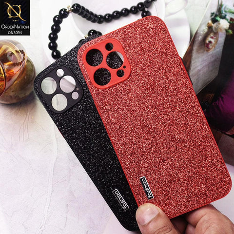Samsung Galaxy A52 Cover - Black - Bling Sparking Glitter Back Shell Soft Border Camera Protection Case