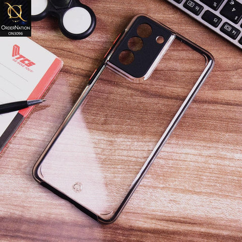 Samsung Galaxy S21 Plus 5G Cover - Black - Soft Border Curved Diamond Clear Thin Case with Camera Protection