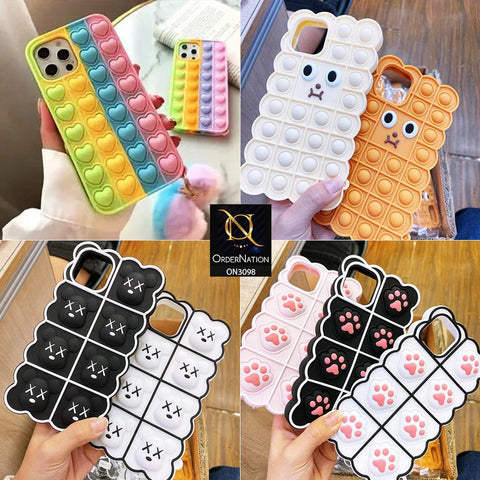 iPhone 12 Cover - Design 8 - Trendy Fidget Stress Relief Cartoon Series Soft Case