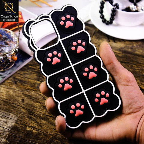 iPhone 12 Cover - Design 1 - Trendy Fidget Stress Relief Cartoon Series Soft Case