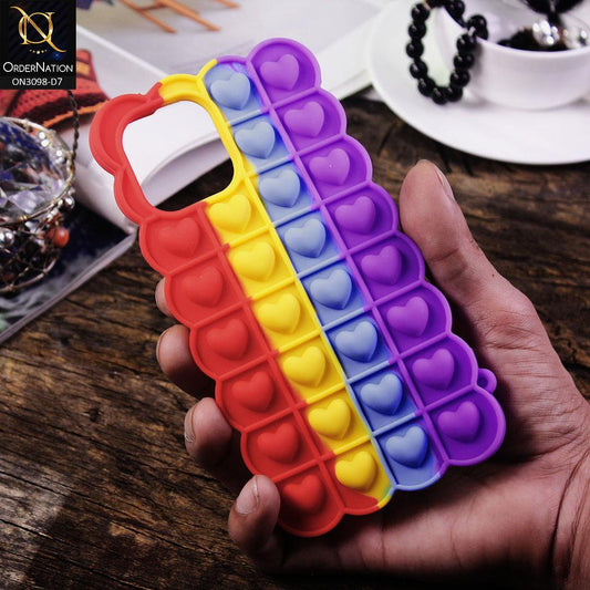 iPhone 12 Cover - Design 7 - Trendy Fidget Stress Relief Cartoon Series Soft Case