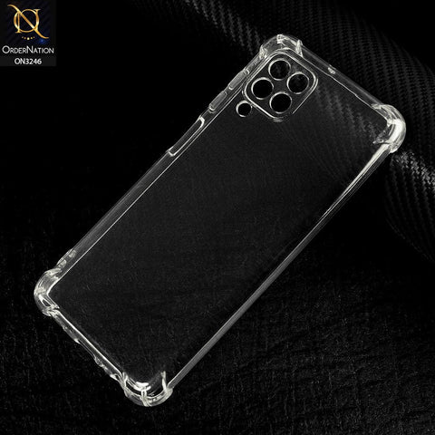 Samsung Galaxy M32 Cover - Transparent - Soft 4D Design Shockproof Silicone Transparent Clear Camera Protection Case