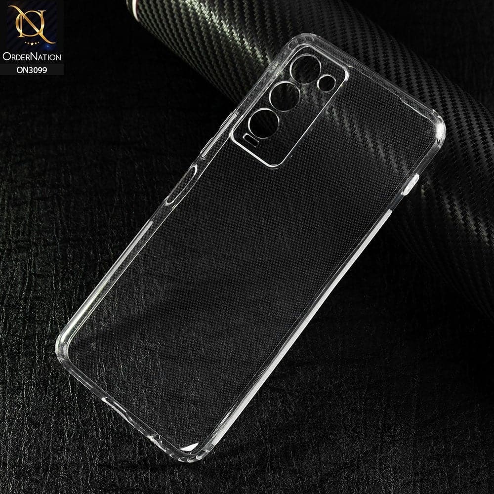 Tecno Camon 18T Cover - Soft 4D Design Shockproof Silicone Transparent Clear Camera Protection Case