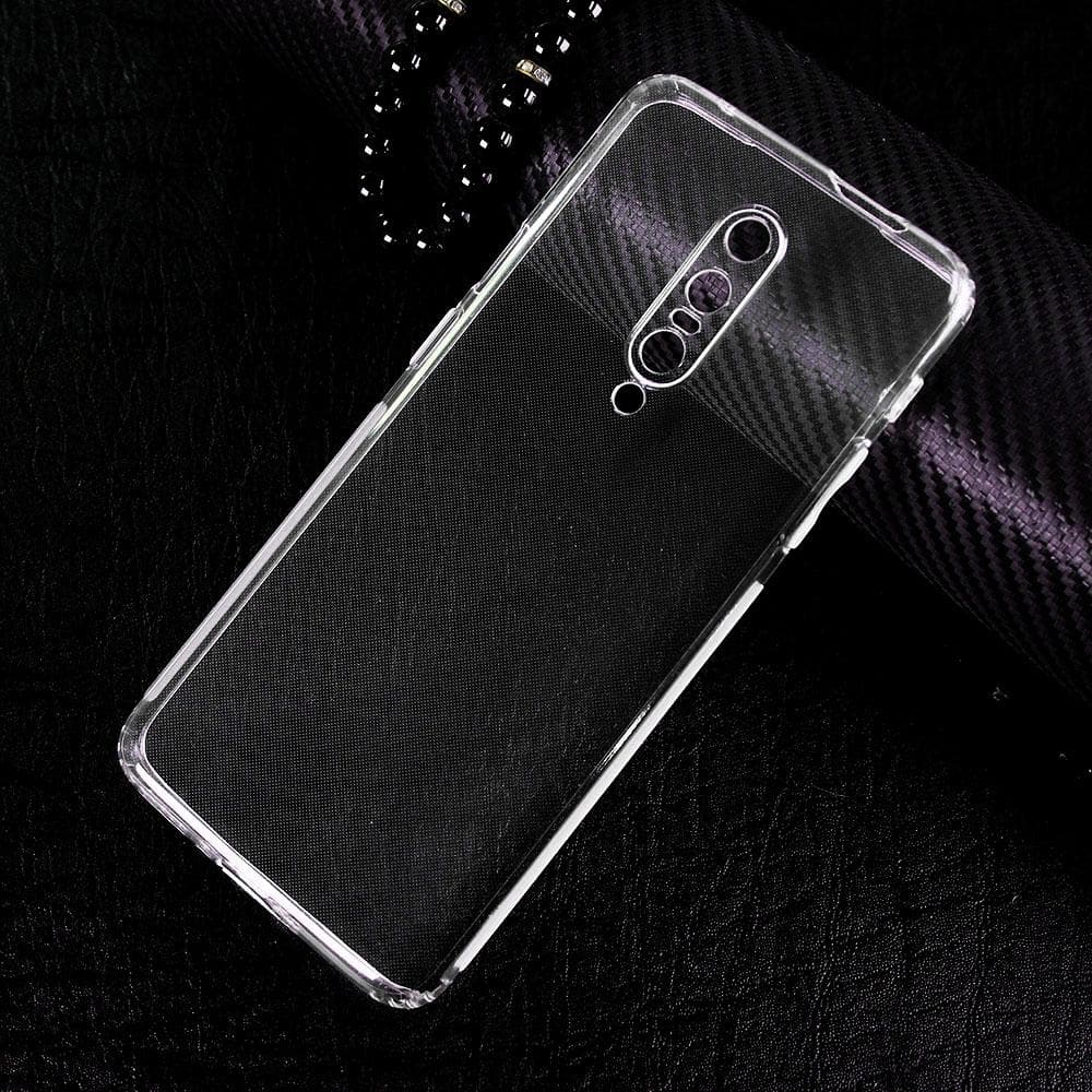 OnePlus 7 Pro Cover - Soft 4D Design Shockproof Silicone Transparent Clear Camera Protection Case