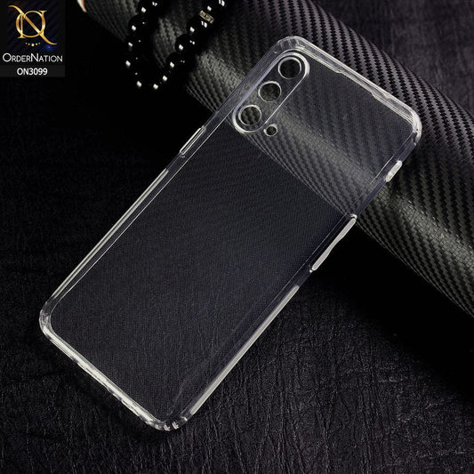 OnePlus Nord CE 5G Cover - Soft 4D Design Shockproof Silicone Transparent Clear Camera Protection Case