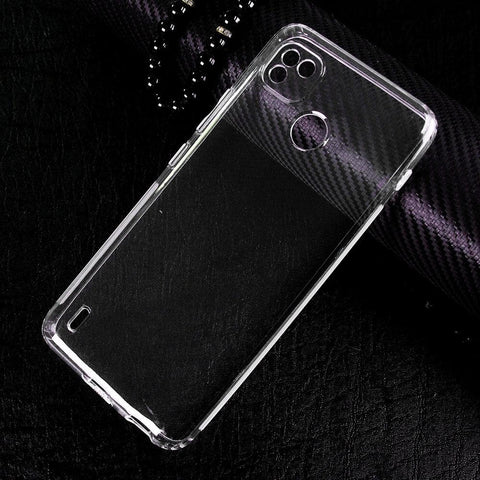 Tecno Pop 4 LTE Cover - Soft 4D Design Shockproof Silicone Transparent Clear Camera Protection Case