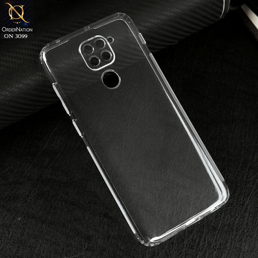Xiaomi Redmi 10X 4G Cover - Transparent -  Soft 4D Design Shockproof Silicone Transparent Clear Camera Protection Case
