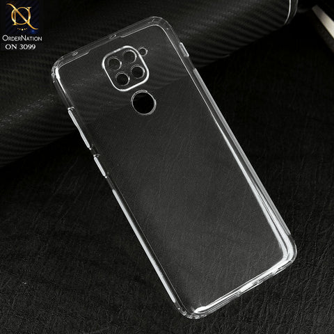 Xiaomi Redmi 10X 4G Cover - Transparent -  Soft 4D Design Shockproof Silicone Transparent Clear Camera Protection Case