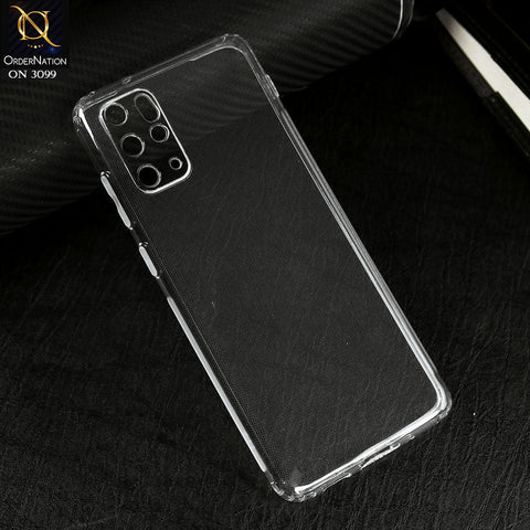 Samsung Galaxy S20 Plus Cover - Transparent -  Soft 4D Design Shockproof Silicone Transparent Clear Camera Protection Case