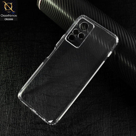 Infinix Zero X Neo Cover - Soft 4D Design Shockproof Silicone Transparent Clear Camera Protection Case