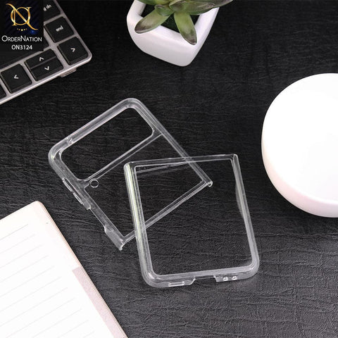 Samsung Galaxy Z Flip 3 5G Cover - Transparent - Slim Clear Case  Anti Scratch Shockproof Soft Case