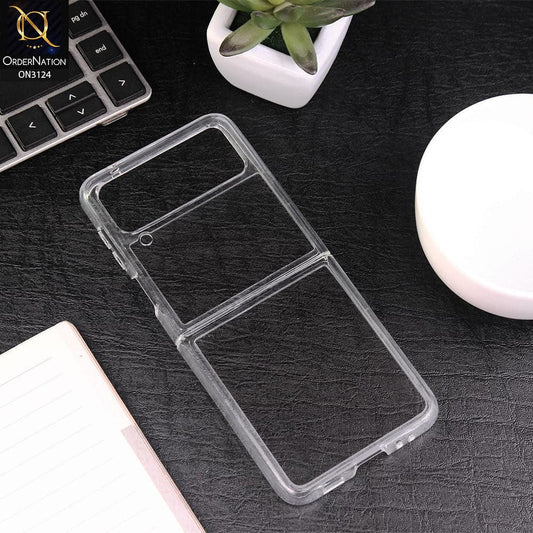 Samsung Galaxy Z Flip 3 5G Cover - Transparent - Slim Clear Case  Anti Scratch Shockproof Soft Case