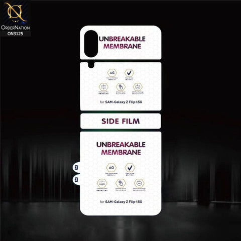 Samsung Galaxy Z Flip 4 5G Protector - 360° Transparent Unbreakable Full Body Protective Film Cover Sticker