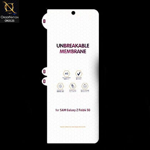 Samsung Galaxy Z Fold 4 5G Protector - 360° Transparent Unbreakable Full Body Protective Film Cover Sticker