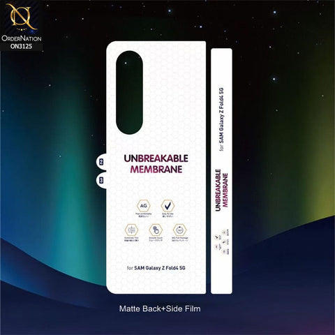 Samsung Galaxy Z Fold 4 5G Protector - 360° Transparent Unbreakable Full Body Protective Film Cover Sticker
