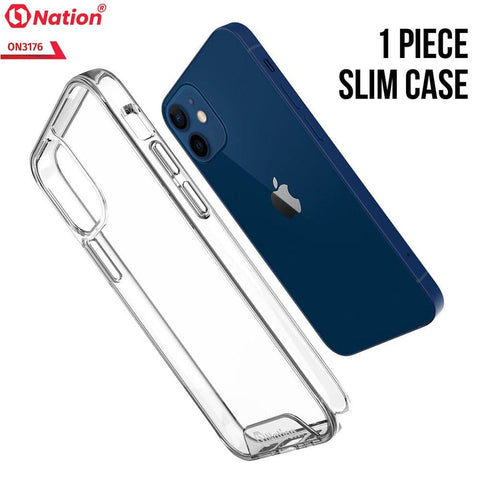 iPhone XS Max Cover - ONation Essential Series - Premium Quality No Yellowing Drop Tested Tpu+Pc Clear Soft Edges