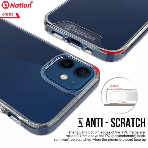 Samsung Galaxy Note 10 Cover - ONation Essential Series - Premium Quality No Yellowing Drop Tested Tpu+Pc Clear Soft Edges