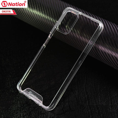 Samsung Galaxy A03s Cover - ONation Essential Series - Premium Quality No Yellowing Drop Tested Tpu+Pc Clear Soft Edges