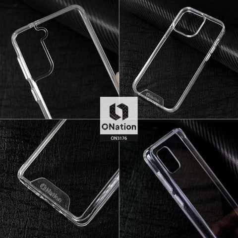 iPhone 13 Pro Max Cover - ONation Essential Series - Premium Quality No Yellowing Drop Tested Tpu+Pc Clear Soft Edges