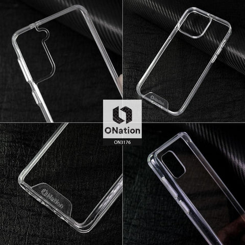 iPhone 12 Pro Max Cover - ONation Essential Series - Premium Quality No Yellowing Drop Tested Tpu+Pc Clear Soft Edges