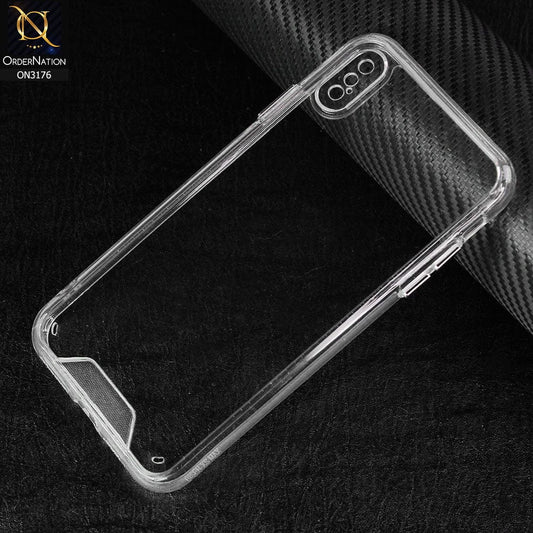 iPhone XS Max Cover - V2 - Space Premium Quality Drop Tested Transparent Case