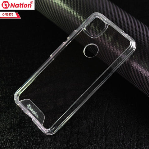 Google Pixel 4a 4G Cover - ONation Essential Series - Premium Quality No Yellowing Drop Tested Tpu+Pc Clear Soft Edges
