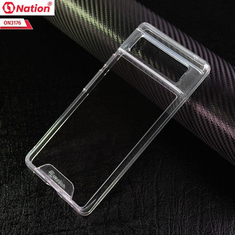 Google Pixel 6 Cover - ONation Essential Series - Premium Quality No Yellowing Drop Tested Tpu+Pc Clear Soft Edges