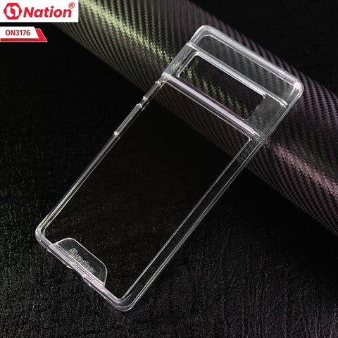 Google Pixel 6 Pro Cover - ONation Essential Series - Premium Quality No Yellowing Drop Tested Tpu+Pc Clear Soft Edges