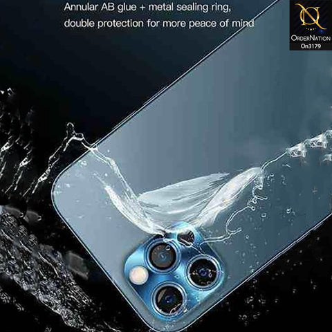 iPhone 12 Pro - 9H Hardness Anti-Scratch Aluminum Alloy And Tempered Glass Camera Lens Protector