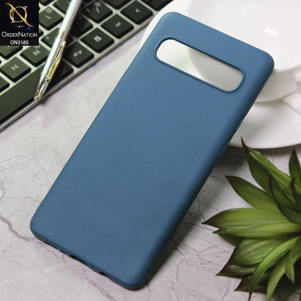 Samsung Galaxy S10 5G Cover - Blue - J-Case Jeff Series TPU Case