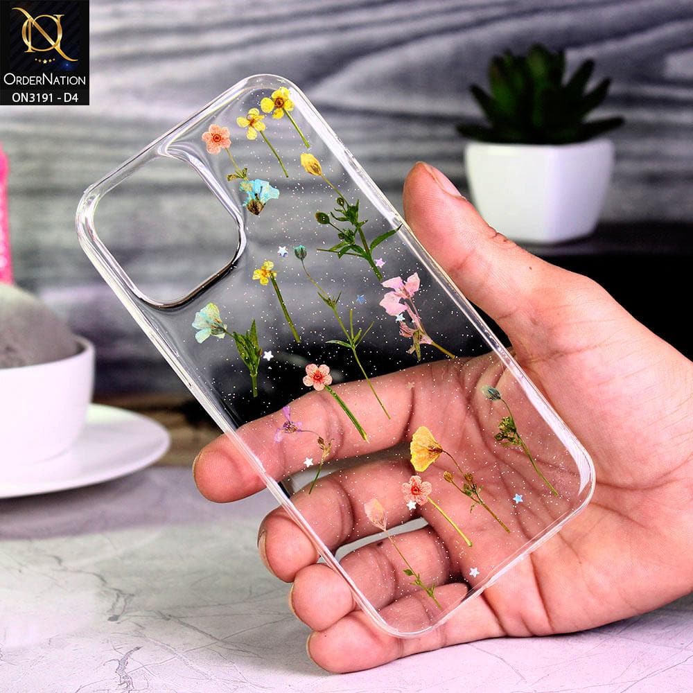 iPhone 12 Pro Cover - Design 4 - Dry Flower Series Soft Case