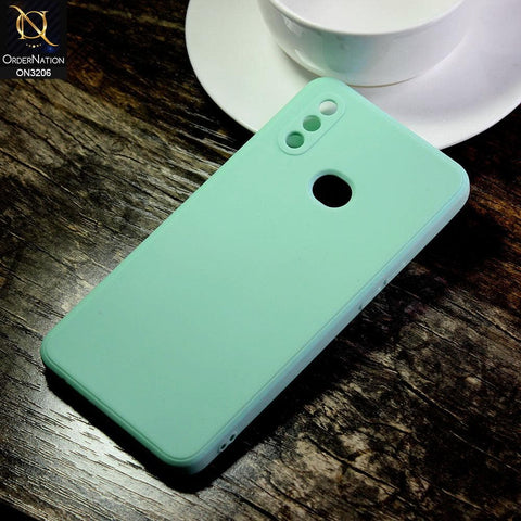 Samsung Galaxy A10s Cover - Sea Green - Matte Candy Colour Soft Silicone Case