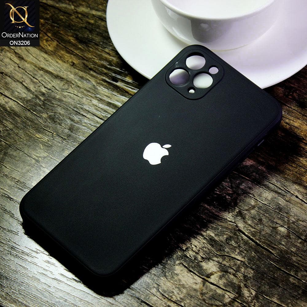 iPhone 11 Pro Max Cover - Black - Matte Candy Colour Soft Silicone Case