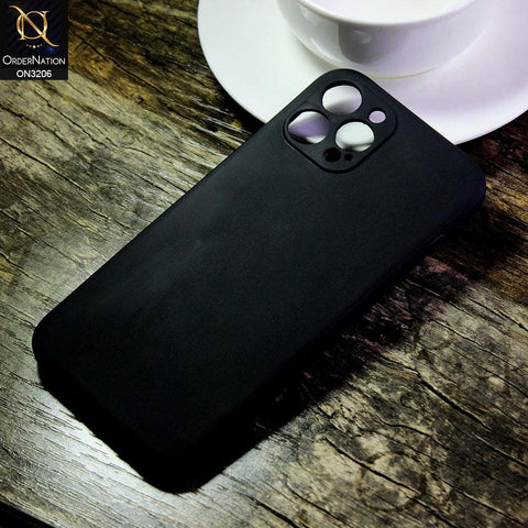 iPhone 12 Pro Max Cover - Black - Matte Candy Colour Soft Silicone Case