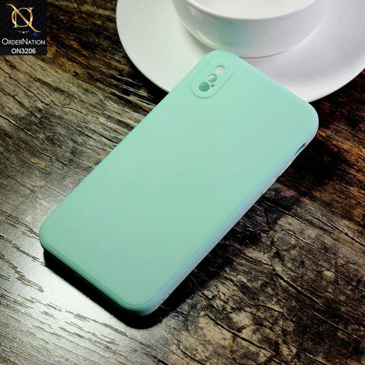 iPhone XS / X Cover - Sea Green - Matte Candy Colour Soft Silicone Case