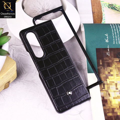 Samsung Galaxy Z Fold 3 5G Cover - Design 1 - New Pattern Leather Protective Hard Shell Case