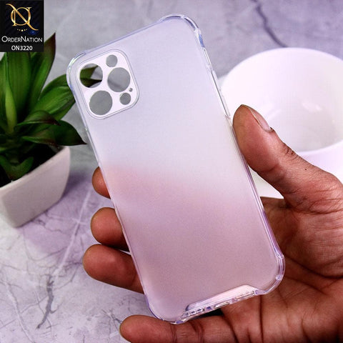 iPhone 12 Pro Max Cover - White - Protective Anti-Scratch Soft Back Case with Camera Protection