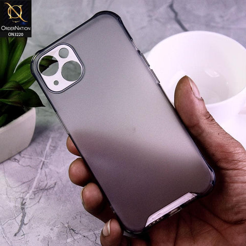 iPhone 13 Cover - Black - Protective Anti-Scratch Soft Back Case with Camera Protection
