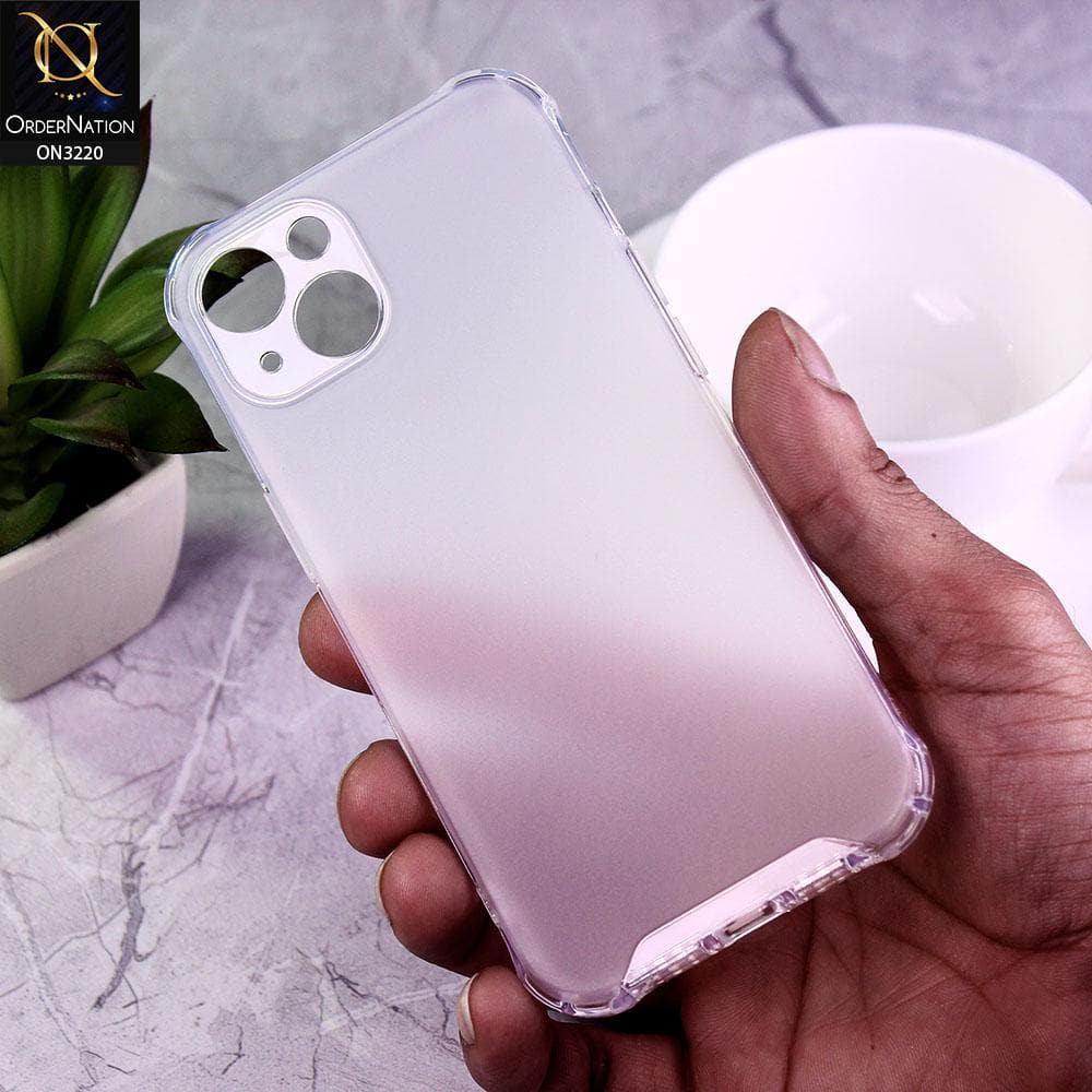 iPhone 13 Cover - White - Protective Anti-Scratch Soft Back Case with Camera Protection