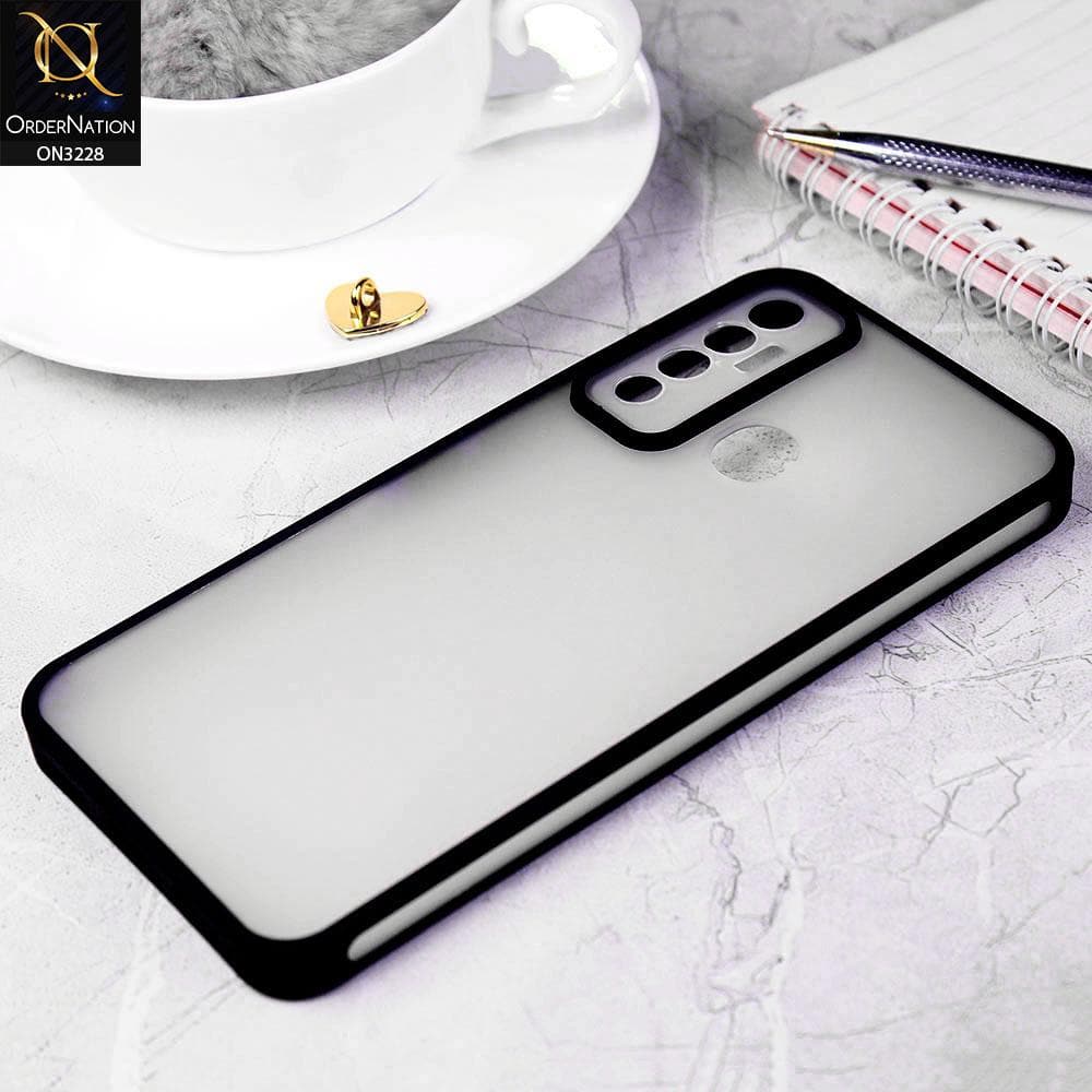 Tecno Camon 17 Cover - Black - New Semi-Tranparant Matte Semi-Soft Shell Protective Case