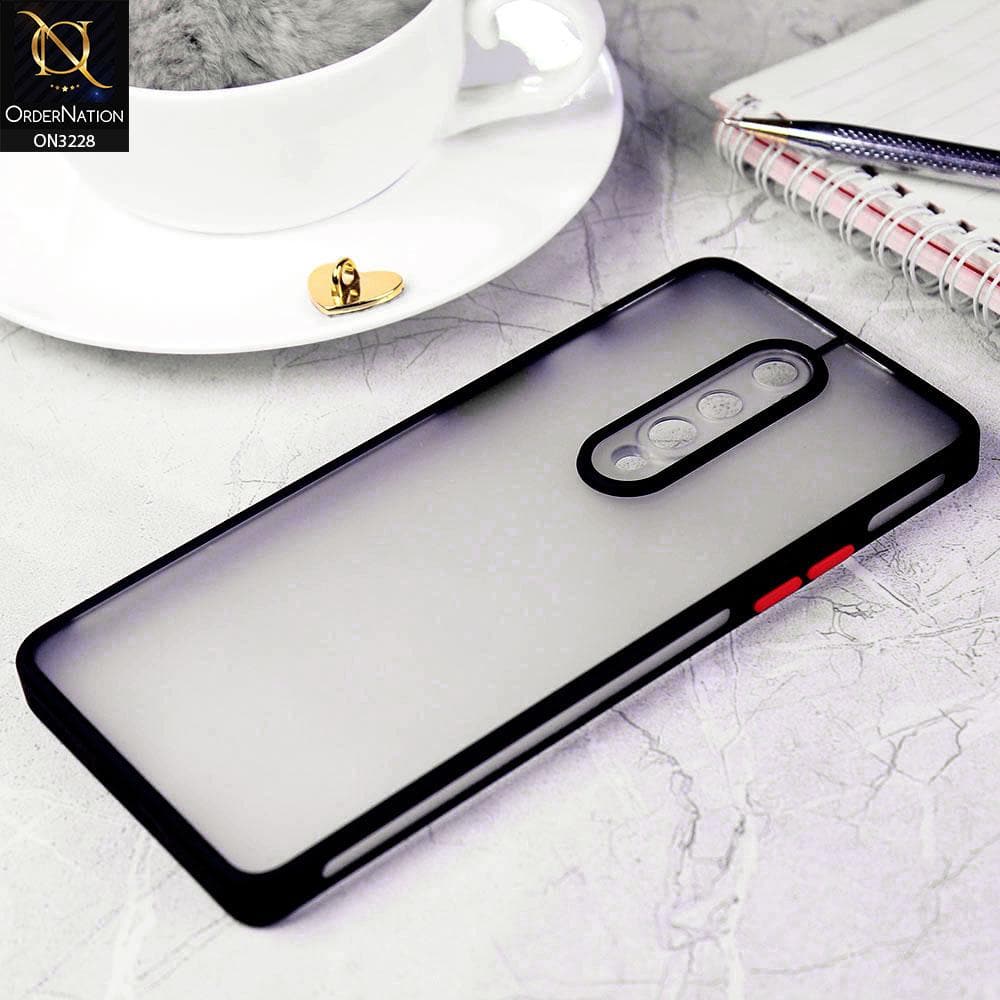 OnePlus 8 4G Cover - Black - New Semi-Tranparant Matte Semi-Soft Shell Protective Case