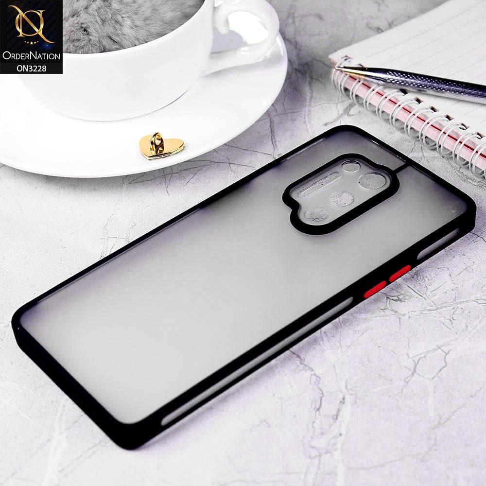 OnePlus 8 Pro Cover - Black - New Semi-Tranparant Matte Semi-Soft Shell Protective Case