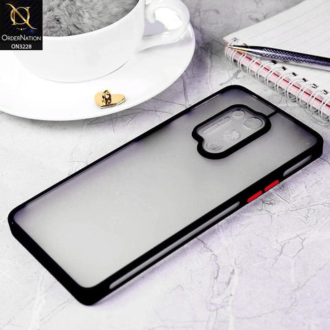 OnePlus 8 Pro Cover - Black - New Semi-Tranparant Matte Semi-Soft Shell Protective Case