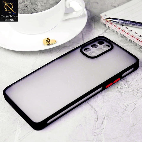 OnePlus 8T Cover - Black - New Semi-Tranparant Matte Semi-Soft Shell Protective Case