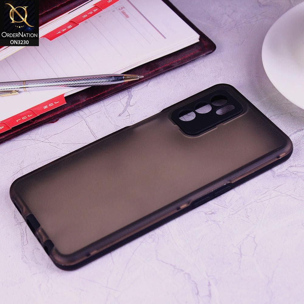 Oppo A16 Cover - Black - 360 3 in 1 Soft and Hard Skid Proof Protective Case