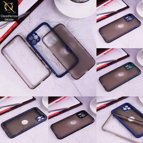 Oppo A95 4G Cover - Black - 360 3 in 1 Soft and Hard Skid Proof Protective Case