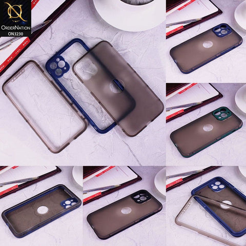 Xiaomi Redmi 10 Prime Cover - Black - 360 3 in 1 Soft and Hard Skid Proof Protective Case