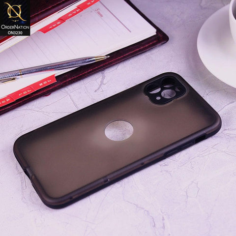 iPhone 11 Pro Max Cover - Black - 360 3 in 1 Soft and Hard Skid Proof Protective Case