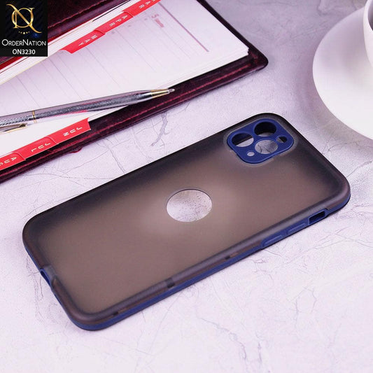 iPhone 11 Pro Max Cover - Blue - 360 3 in 1 Soft and Hard Skid Proof Protective Case